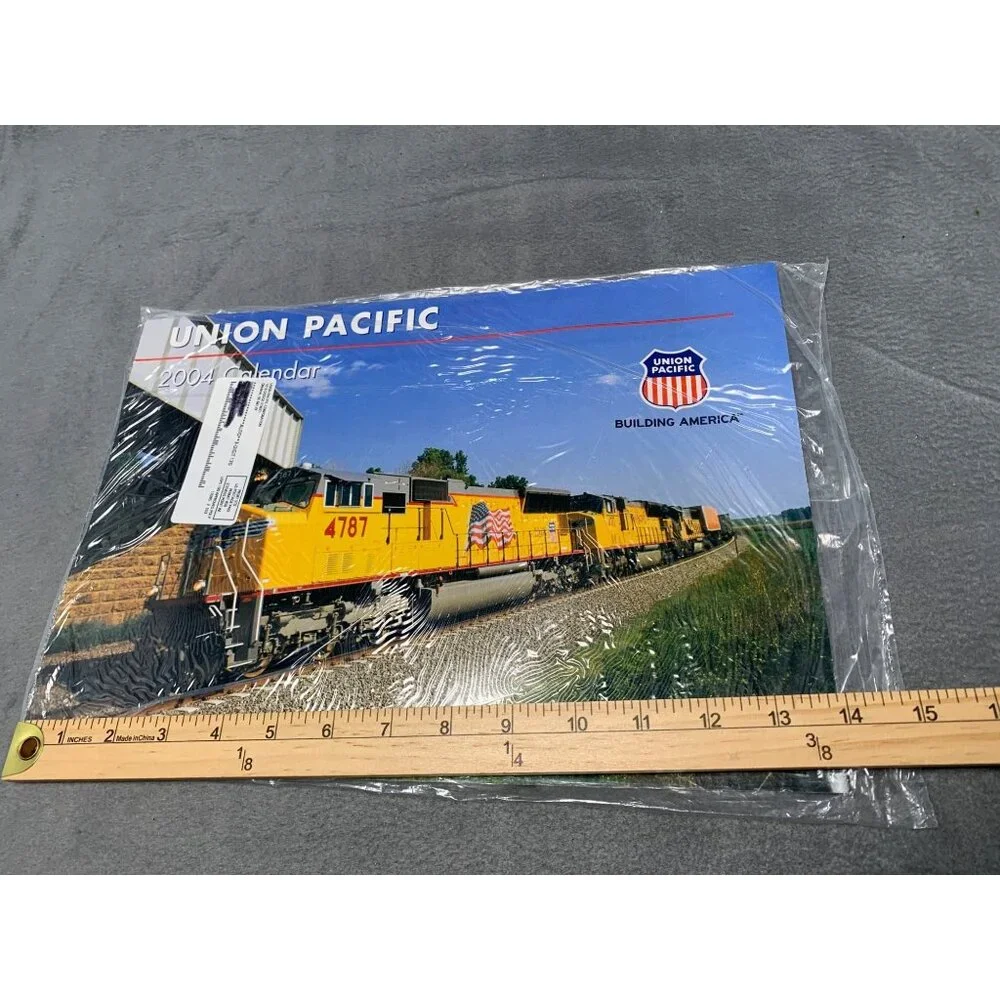 Union Pacific 2004 Calendar Train Theme New Sealed Collectible Memorabilia
